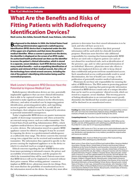 rfid chip in healthcare|What Are the Benefits and Risks of Fitting Patients with .